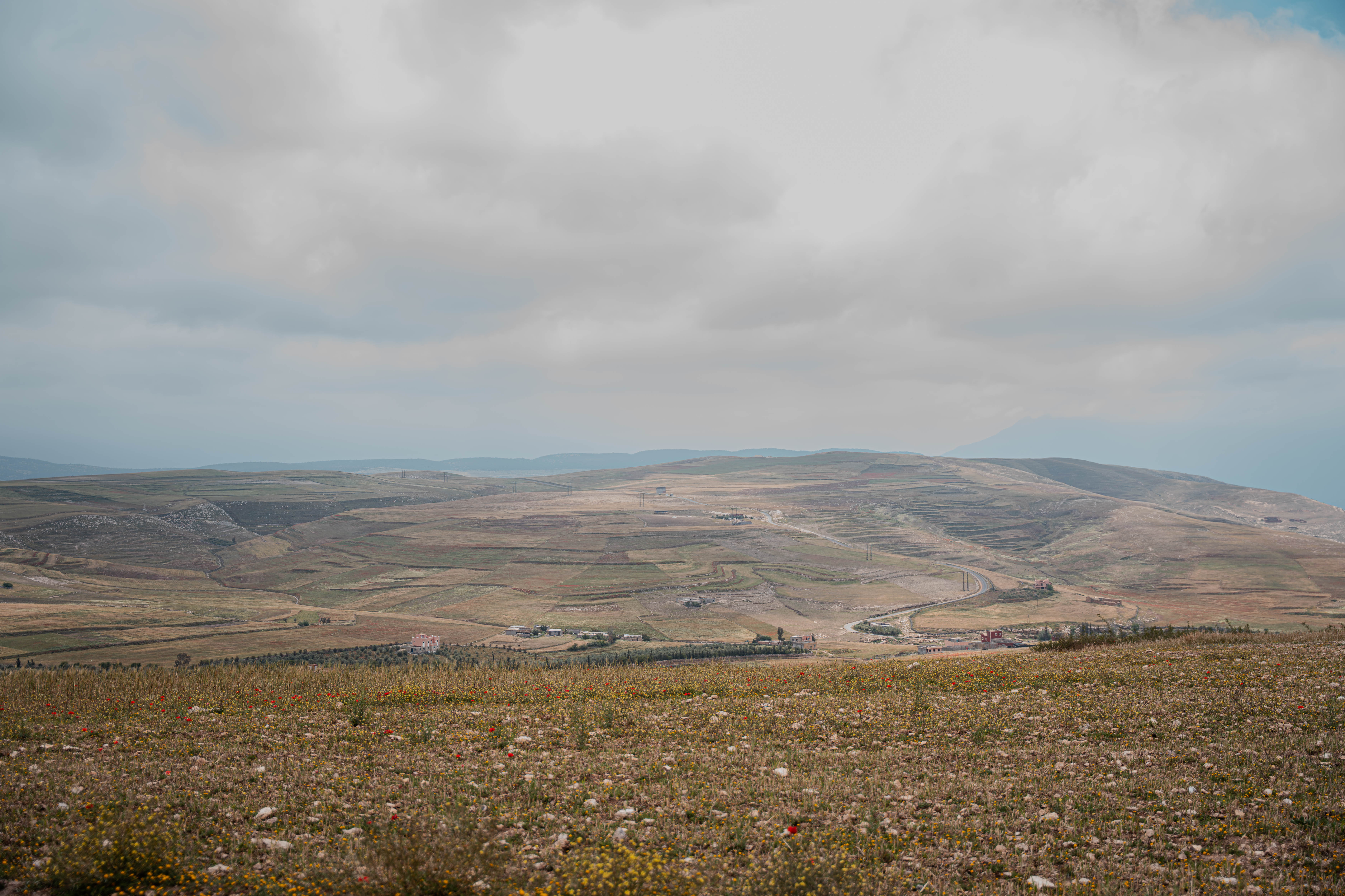 Paysage et villages en terre du Haut Atlas